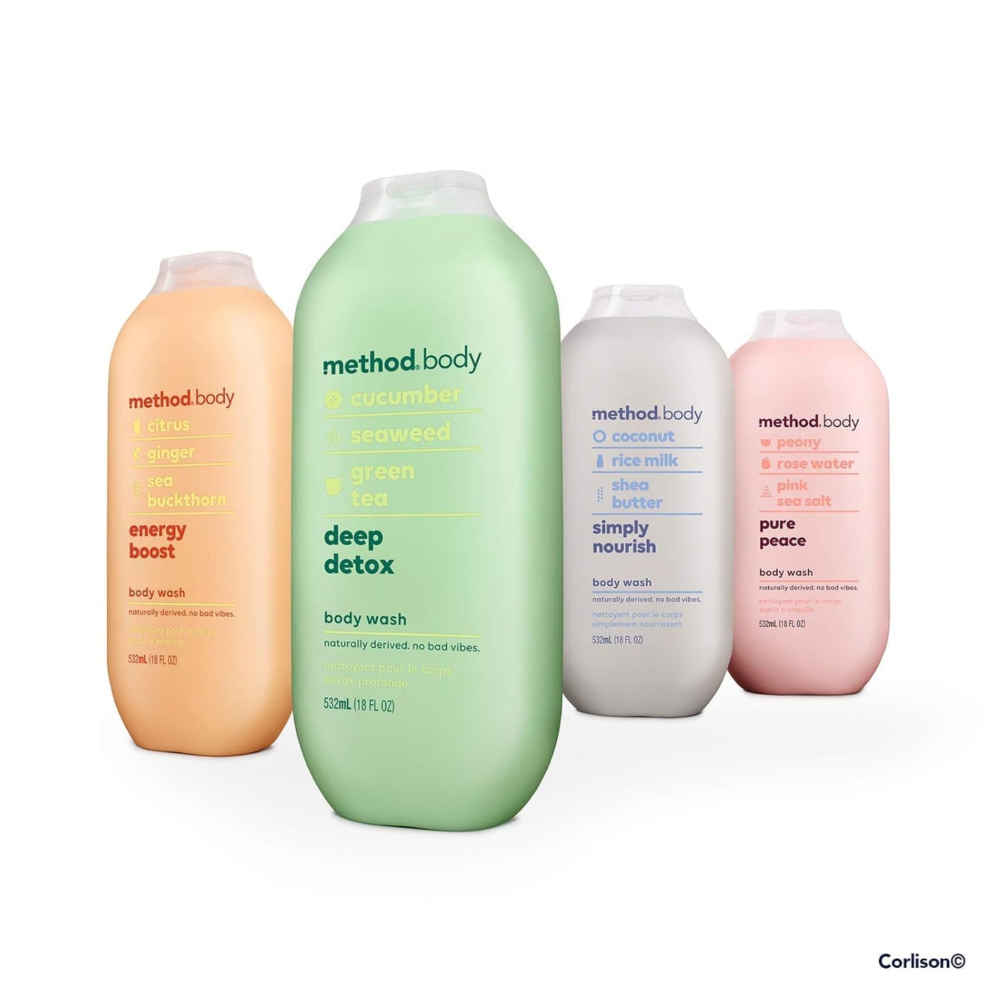 Method Body Wash, Energy Boost, 18 oz, 1 pack, Packaging May Vary Beauty & Personal Care Method