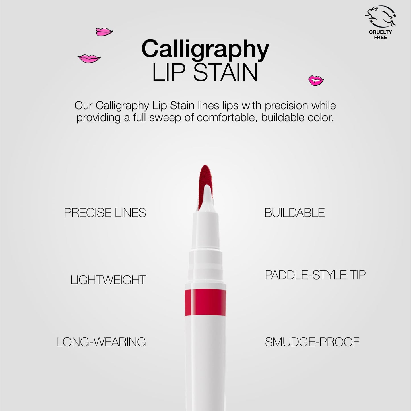 stila Calligraphy Lip Stain | Long-Lasting Tint, Moisturizing, Transfer-Proof, Lightweight, Sheer Buildable Color, Fades to a Natural Wash of Color |