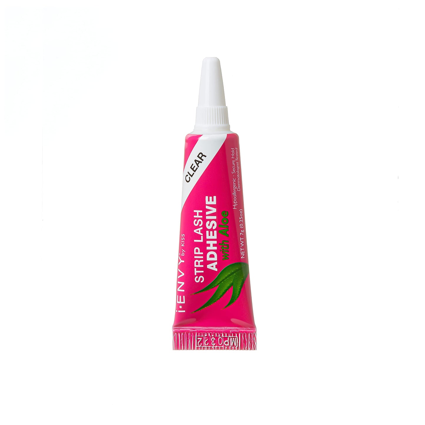 Kiss I Envy Clear 04 Eyelash Adhesive Strip with Alo 0.25 Ounce (7ml) (6 Pack)
