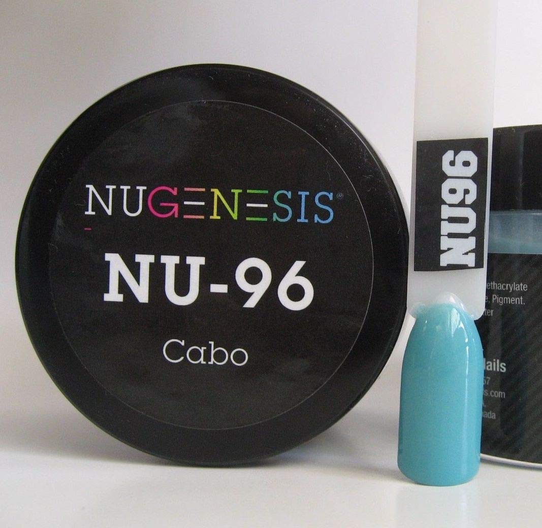 NuGenesis Nail Dipping Powder Color 1.5oz/43g Jar - (NU96 CABO) Beauty & Personal Care Nugenesis