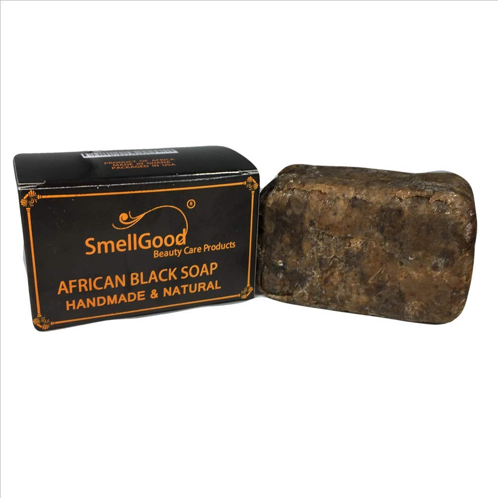 Black Soap Brick Imported From Ghana 1lb