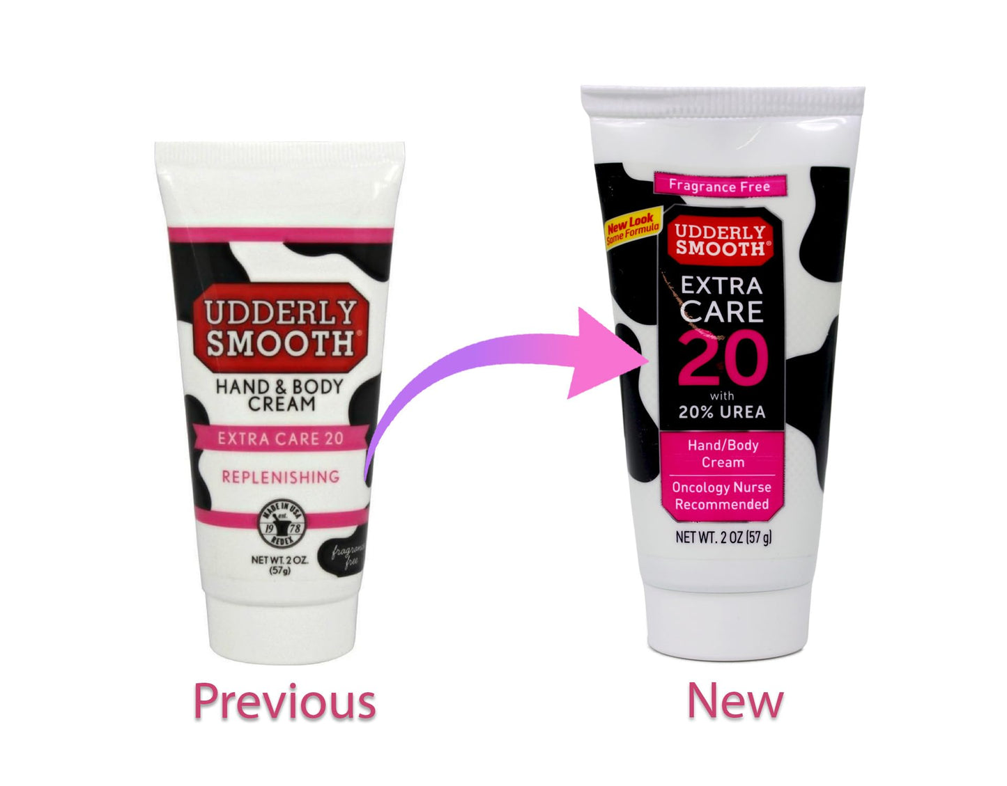 Udderly Smooth Hand & Body, Extra Care 20 Cream 2 oz ( by Udderly Smooth