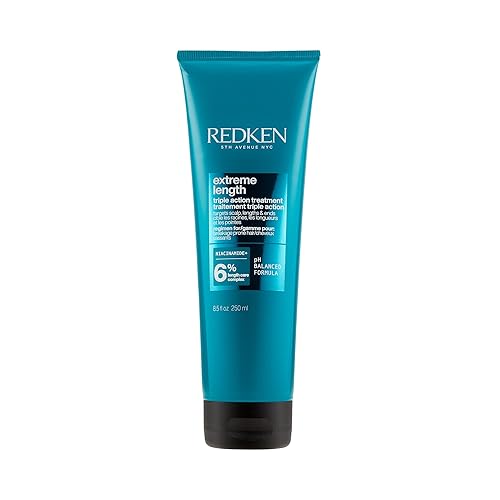 Redken Redken Extreme Length Triple Action Treatment Mask, Rinse-Out Mask With Biotin & Niacinamide