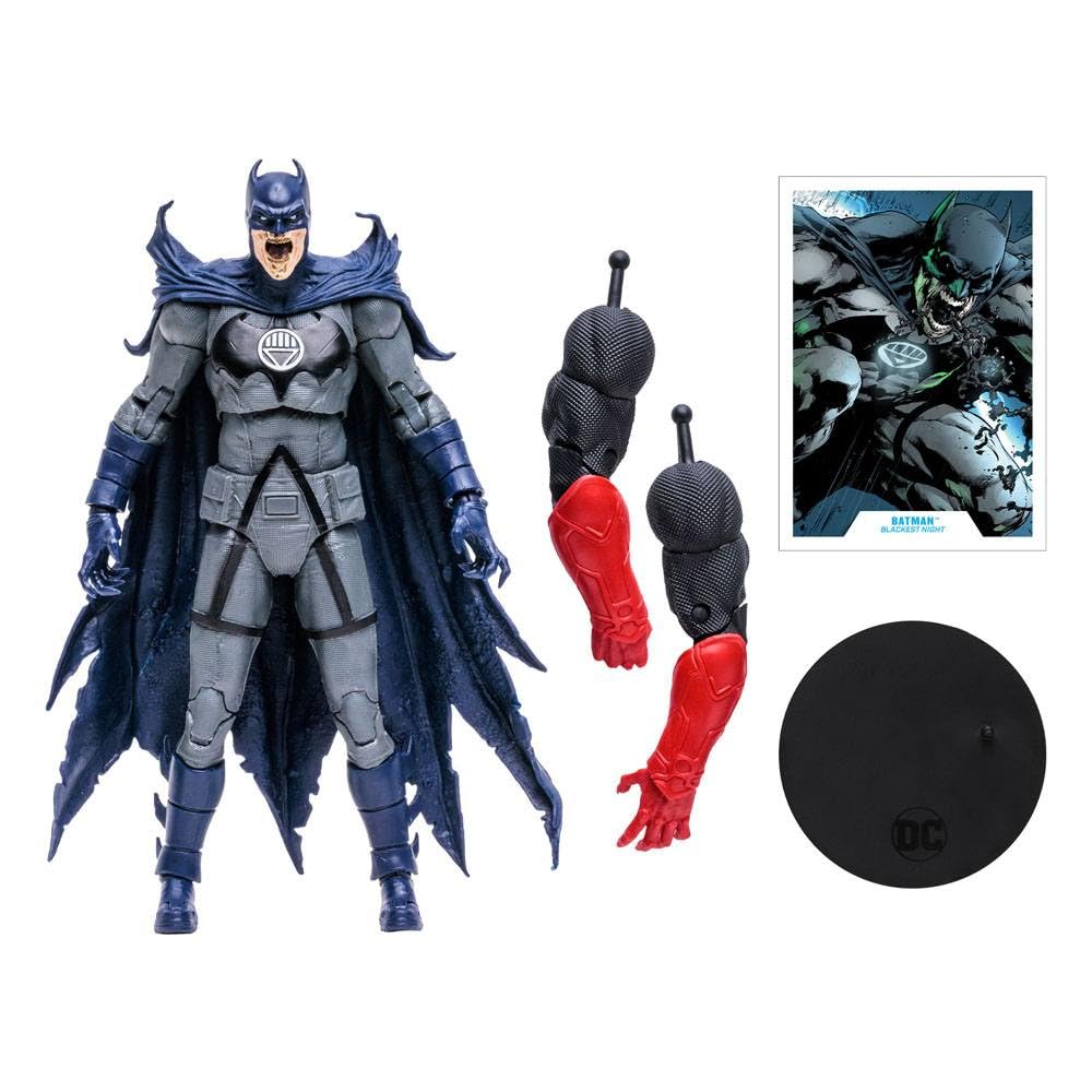 McFarlane Toys - DC Build-A 7IN Figures WV8 - Blackest Night - Batman