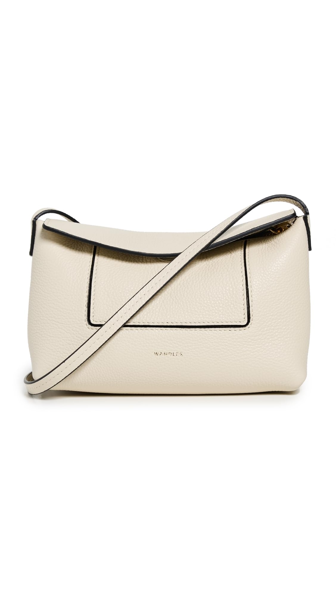 Wandler Women's Penelope Slouch Mini Bag, Beige Crust, Off White, One Size