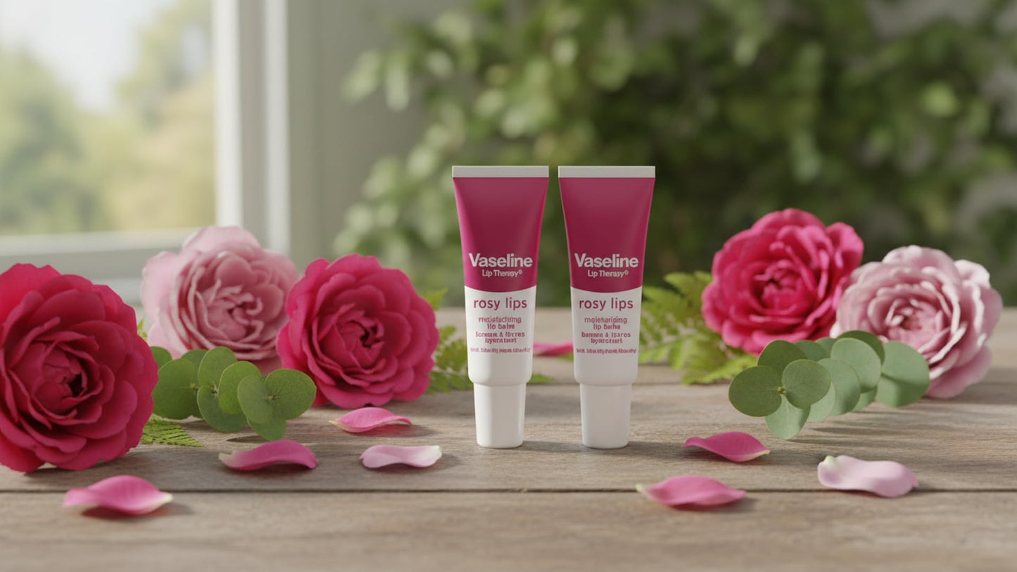 Vaseline Lip Therapy Rosy Lips Moisturizing Lip Balm - Twin Pack (2-Pack) Beauty and Personal Care Vaseline