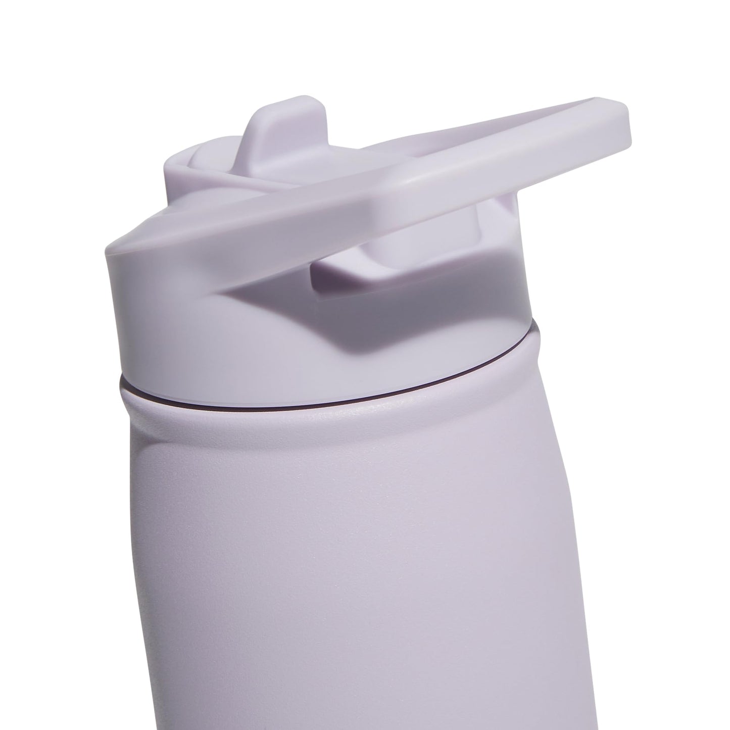 adidas 600 ML (20 oz) Straw Top Metal Water Bottle, Hot/Cold Double-Walled Insulated 18/8 Stainless Steel