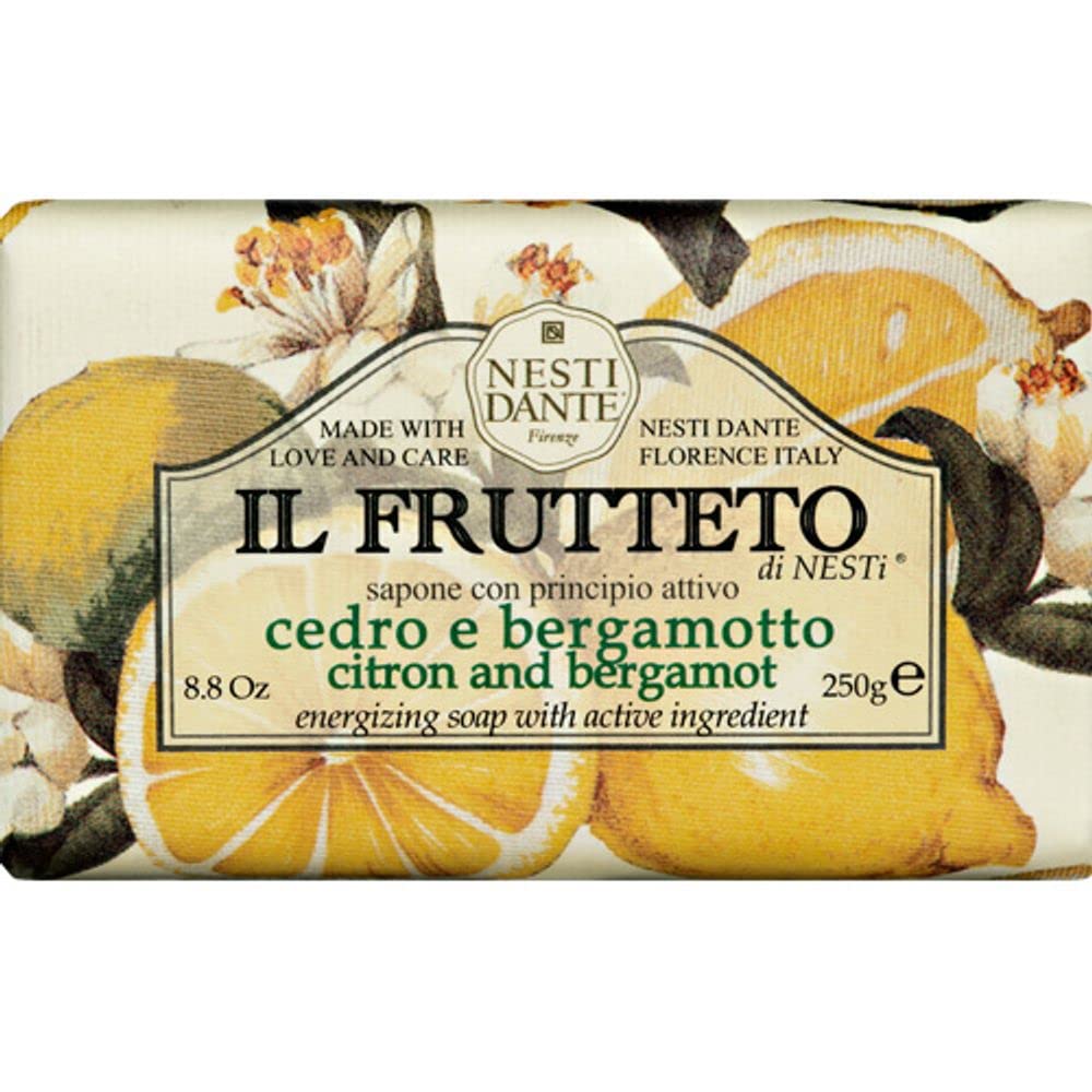 Nesti Dante Nesti dante il frutteto Energizing soap - Citron and Bergamot, 8.8oz, 8.8 Ounce