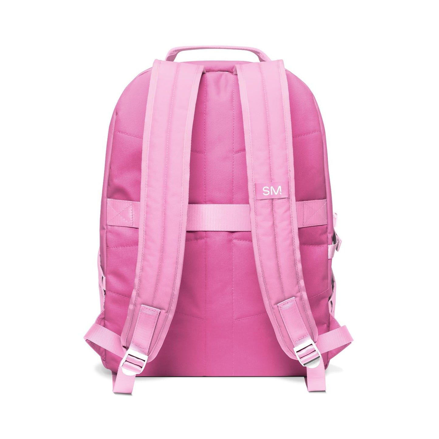 Simple Modern Ellis Backpack for School | Large 25L Elementary Middle and High School Bookbag for Kids and Teens | Girls and Boys | Pink Happy Faces