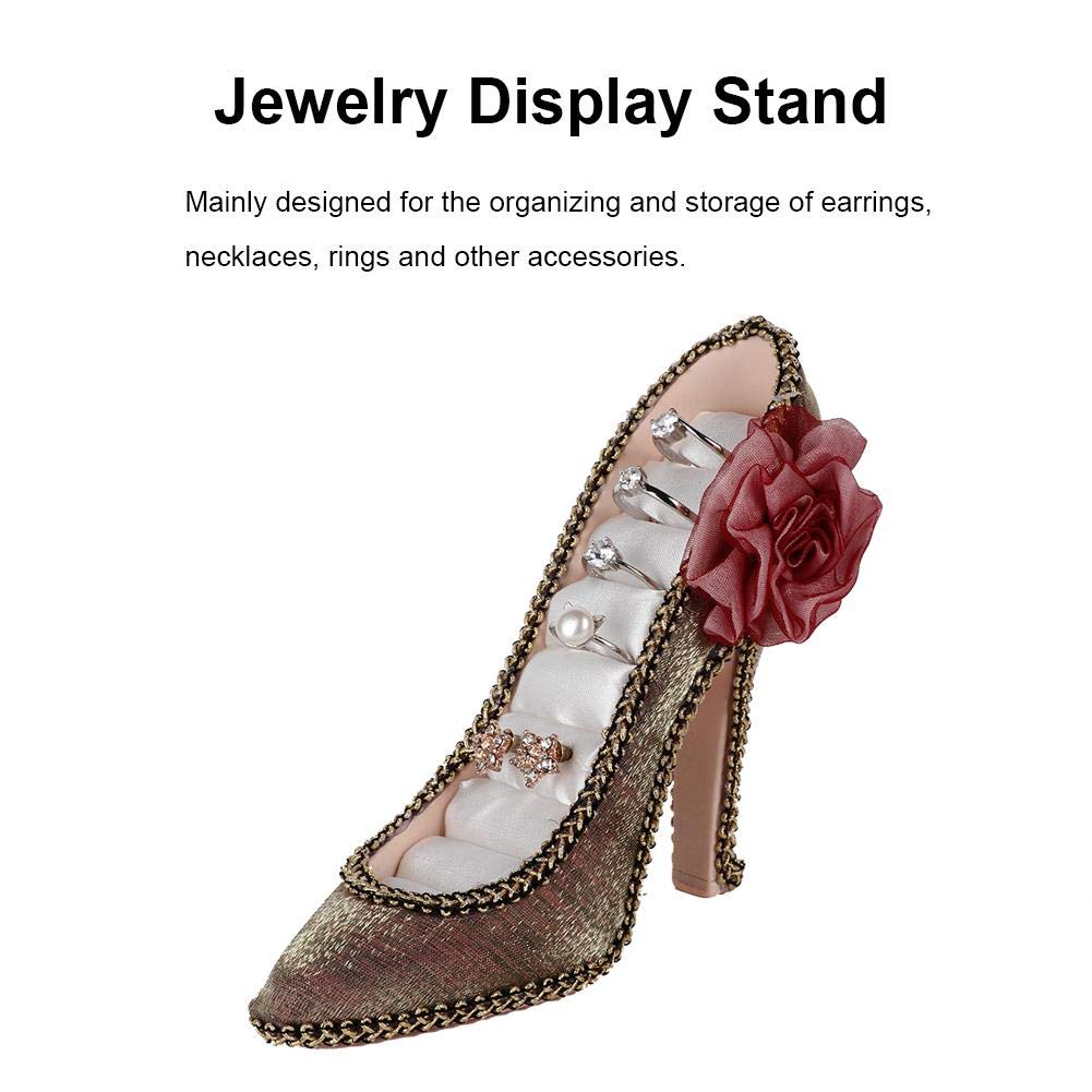 Oumij Earring Necklace Jewelry Organizer, High Heels Styling Necklace Display Stand, Jewelry Rack Home Decoration, for Organizing Earrings Necklaces…