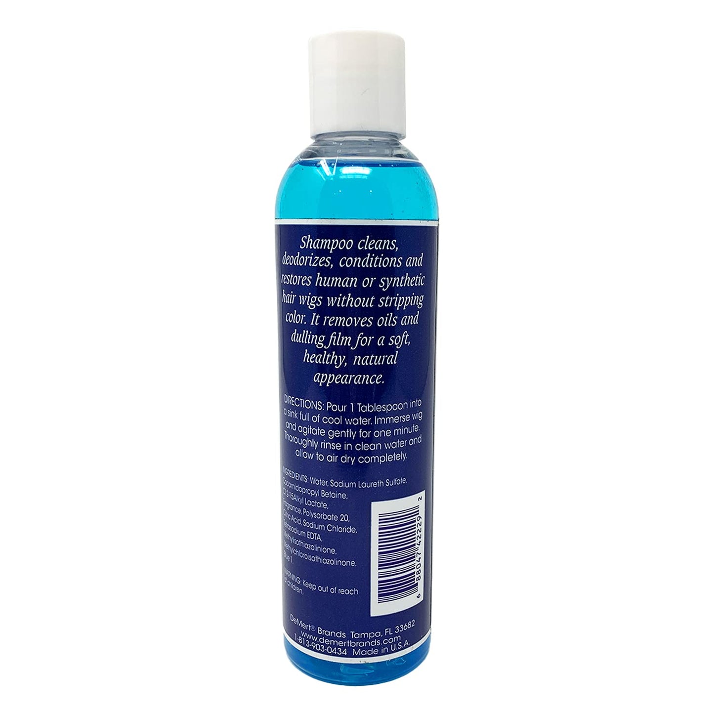 DeMert Wig & Weave System Shampoo for Natural and Synthetic Hair (2 Pack of 8 oz)