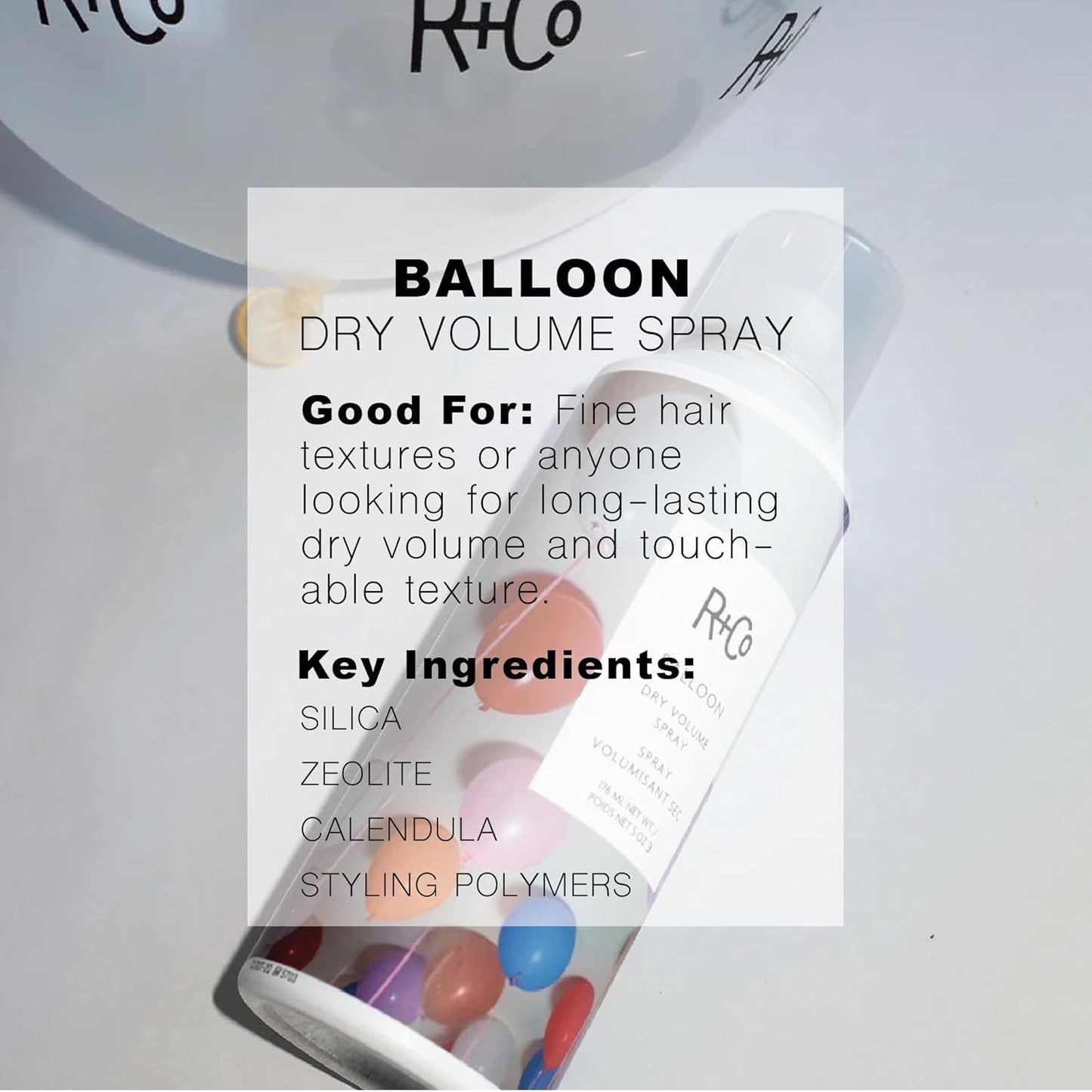 R+Co Hair Spray Set for Volume and Hold | Outer Space & Balloon Hairsprays | Instant Volume and Texture | Lightweight For Long Lasting Hairstyles |