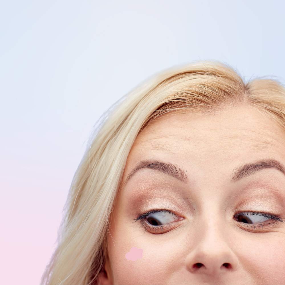 The Crème Shop Cotton Candy Skin Hydrocolloid Acne Patches - Pimple Treatment with Salicylic Acid & Witch Hazel - 3 Sizes, 72 Patches