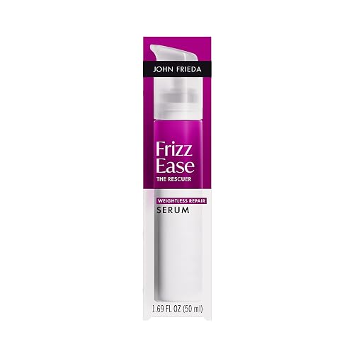 John Frieda Frizz Ease The Rescuer Weightless Repair Serum, Frizz Control Hair Serum, 1.69 Fl Oz