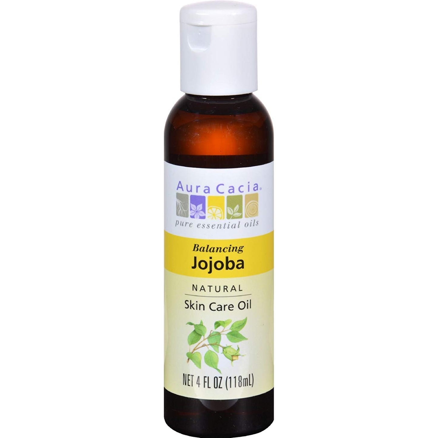 Aura Cacia 100 Percent Pure Jojoba Oil, 4 Ounce - 3 per case.3