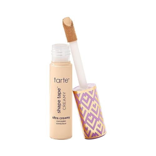 tarte shape tape creamy concealer - Coverage, Hydrating, Natural Matte Finish Formula for Under Eye, Dark Circles, Fine Lines, Redness