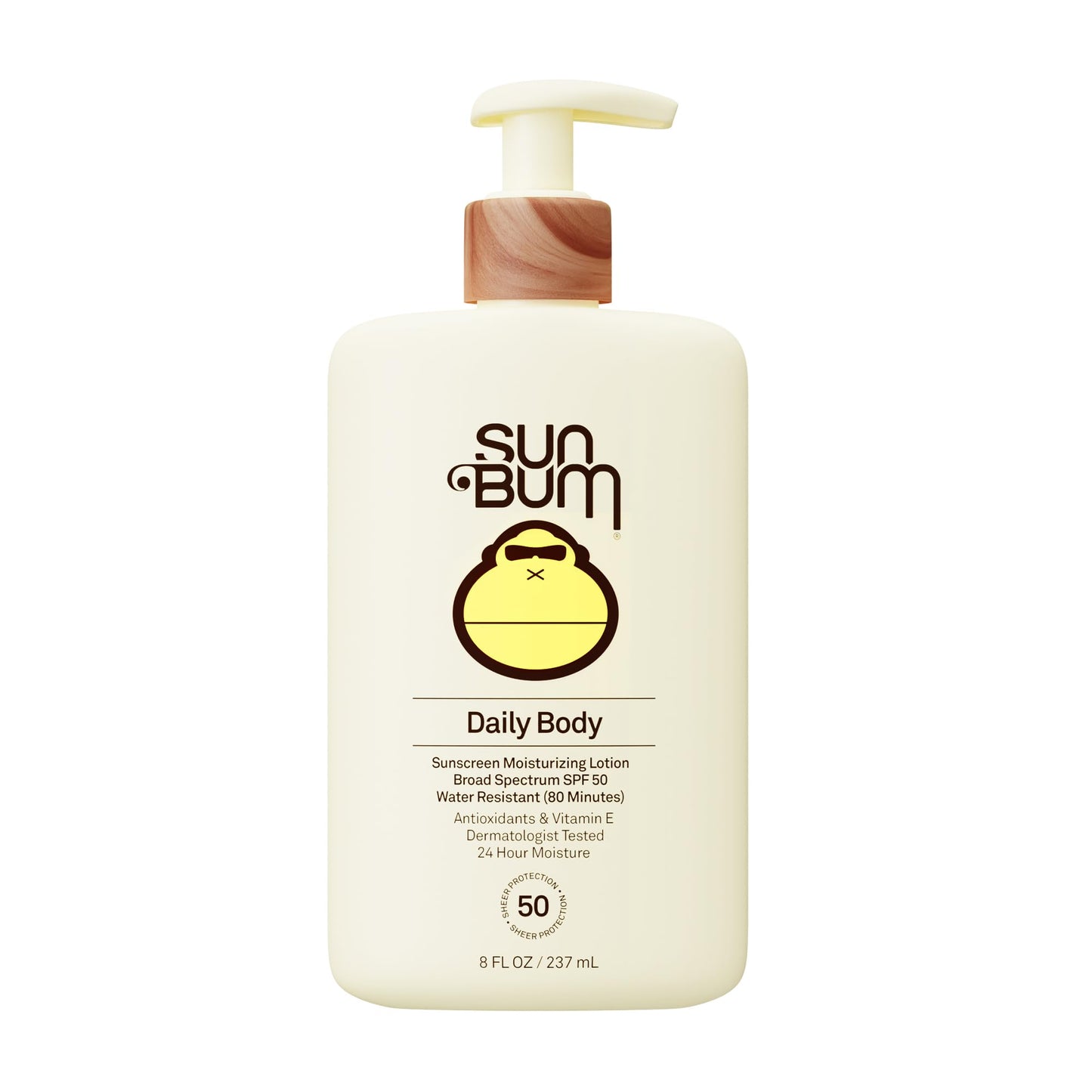 Sun Bum Daily SPF 50 Sunscreen Body Lotion - Broad Spectrum Moisturizing Sunscreen with Vitamin E - Vegan and Hawaii 104 Act Compliant (Without Beauty and Personal Care Sun Bum