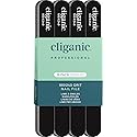Cliganic 12 Pack Nail File Set: 180/240 Grit | Professional Emery Boards for Natural, Gel & Acrylic Nails | Washable Double Sided Kit | Cliganic 90