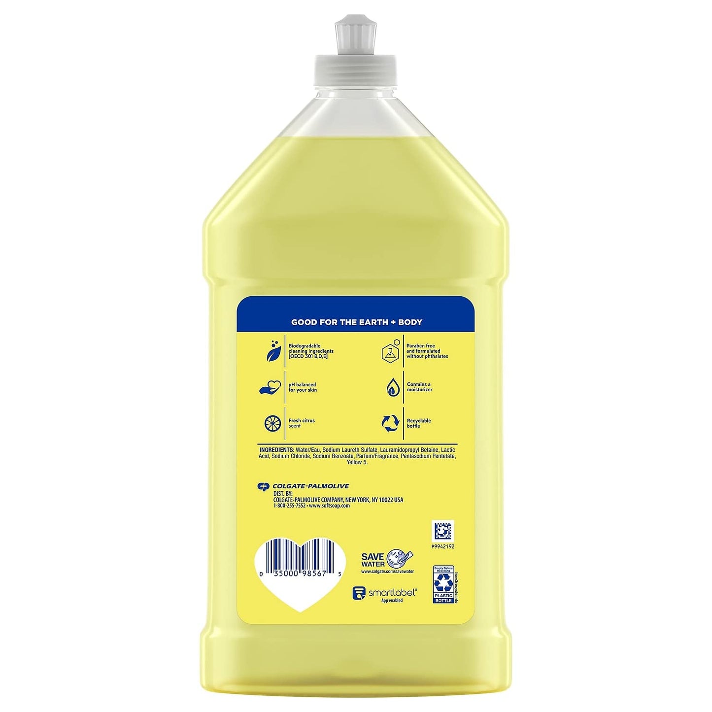 Softsoap Liquid Hand Soap Refill, Refreshing Citrus with Lemon Scent - 32 Fluid Ounce