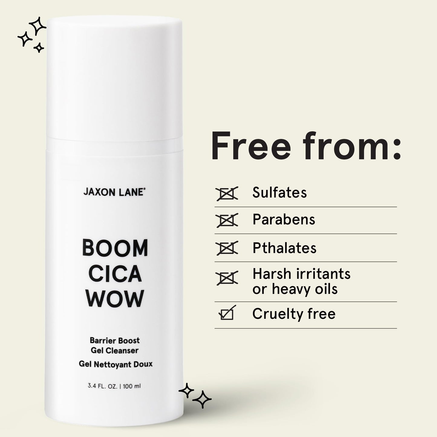 Centella Face Wash for Men Skin Care: BOOM CICA WOW Mens Face Wash Korean Barrier Boost Hydrating Gel Cleanser for Oily, Dry, Acne Prone Skin, Unisex