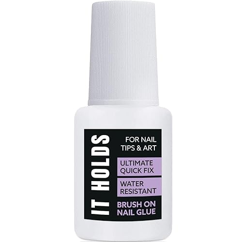 Brush On Nail Glue for Press On Nails, Extra Strong for Acrylic, Waterproof for Fake Nails Long Lasting Nail Glue, Professional for Nail Tips (8ml)