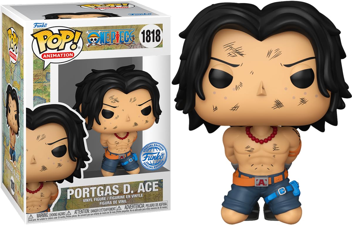 Pop! Portgas D. Ace (Execution) with Pop! Protector
