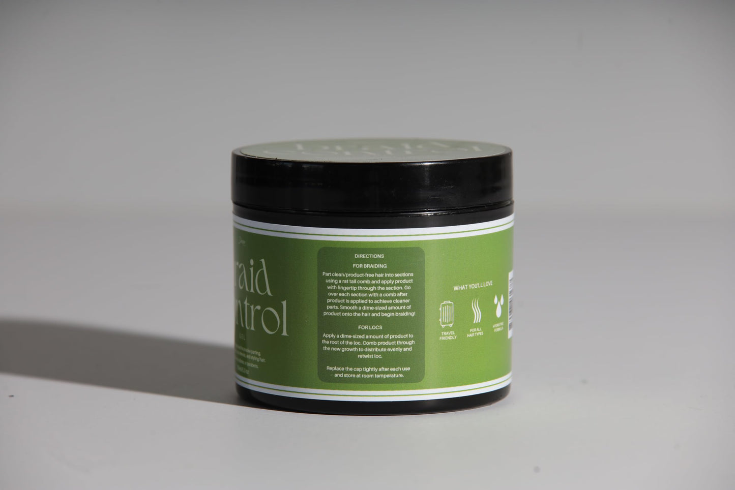 Dosso Beauty Braid Control Gel for Box Braids, Locs, and Twists - Extreme Hold (5.3oz)