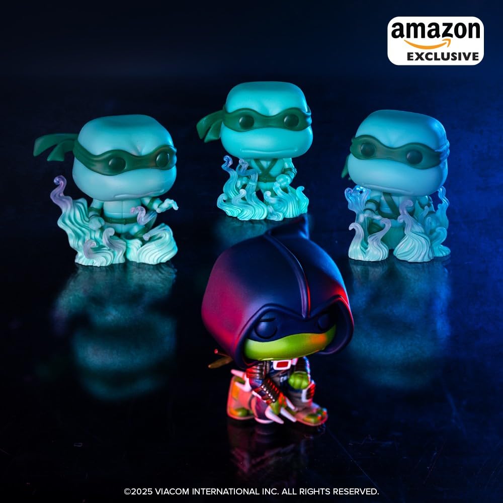 Funko Pop Comics: Teenage Mutant Ninja Turtles (TMNT) The Last Ronin- Michelangelo - Brothers, 4-Pack - TMNT Comics - Amazon Exclusive - Collectable…