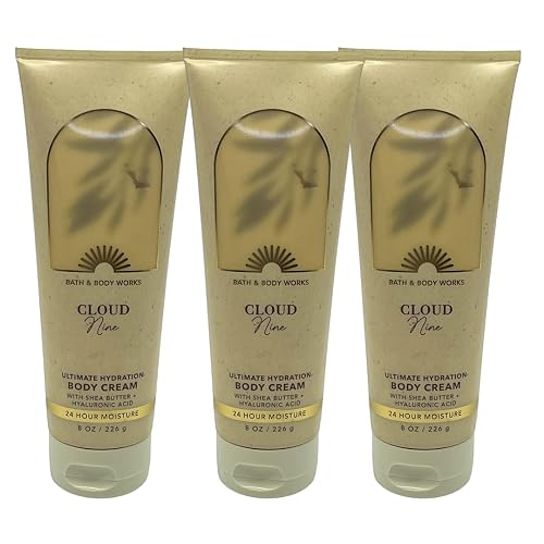 Bath & Body Works CLOUD NINE Cloud 9 Ultimate Hydration Body Cream - Pack of 3