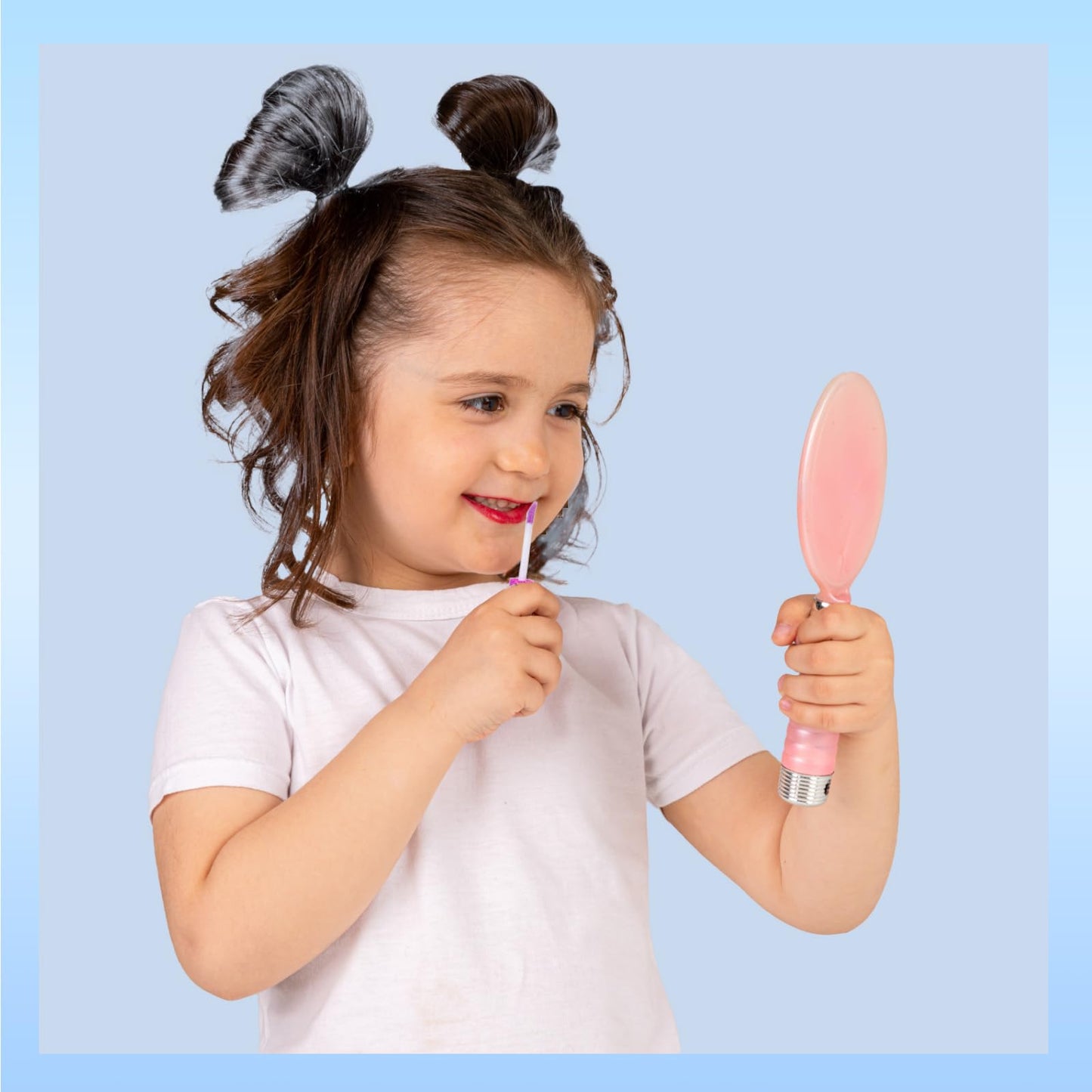 Disney Minnie Mouse 7 Piece Plant Based Lip Gloss, Girls Party Favors, First Makeup Set for Girl, Perfect for Parties, Sleepovers, and Birthday Gifts,