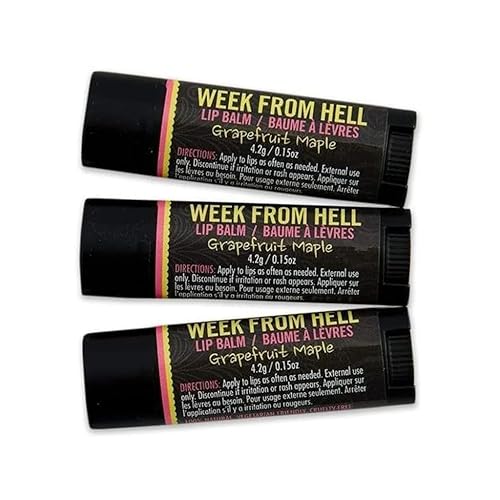 Walton Wood Farm, 3 Pack Lip Balm: (Week From Hell)