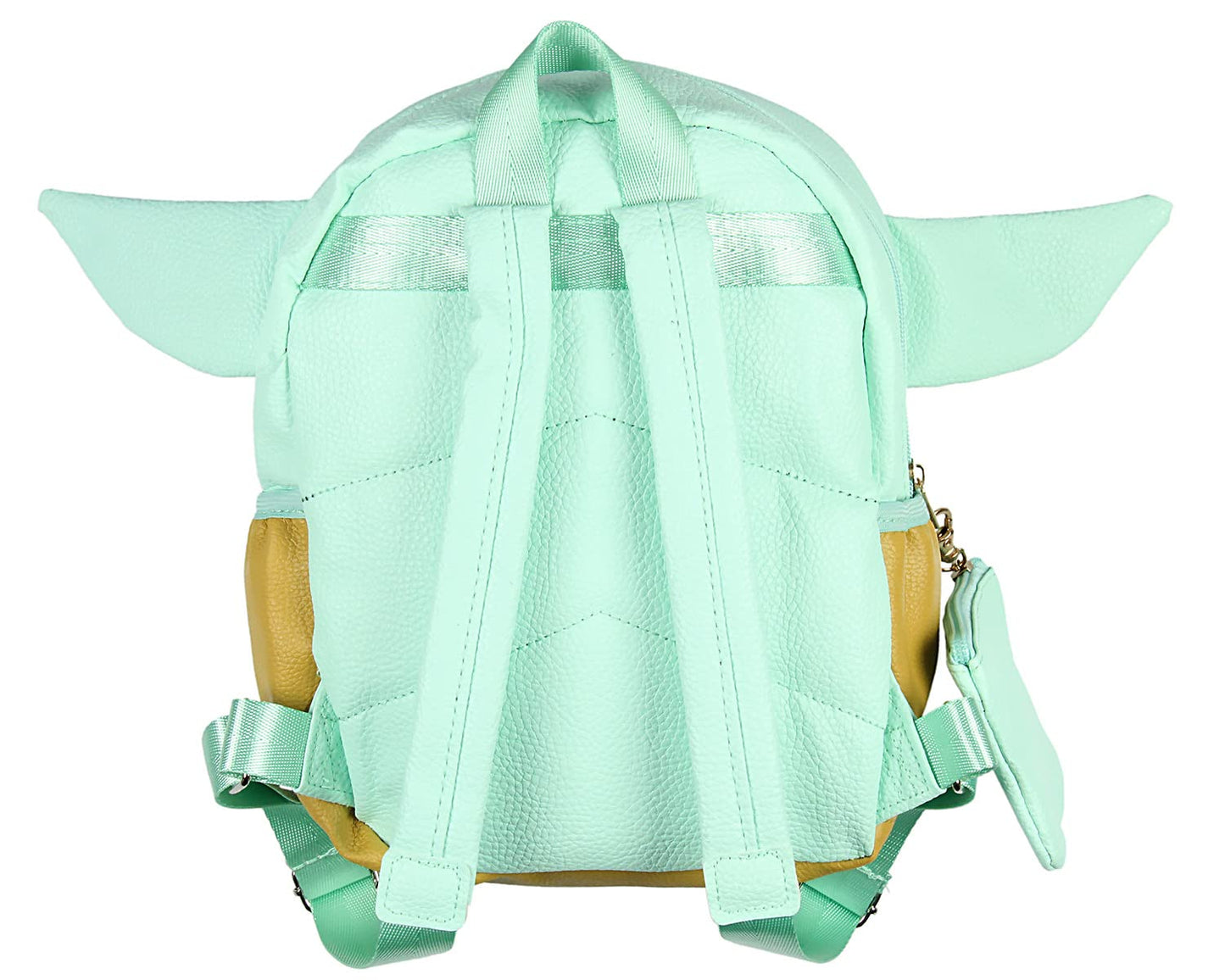 AI ACCESSORY INNOVATIONS Star Wars The Mandalorian Grogu Baby Yoda Mini Backpack 10.5" with Coin Purse
