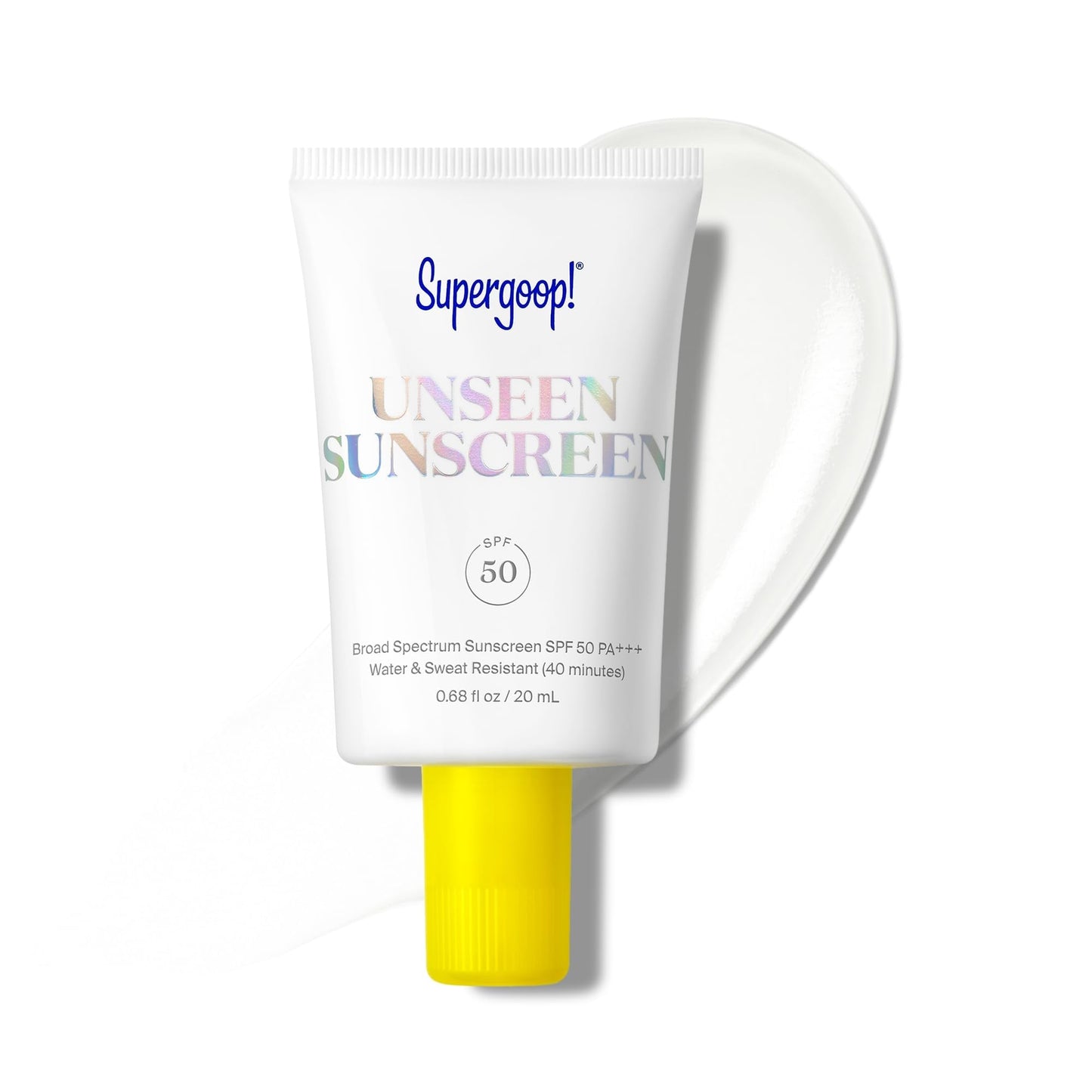Supergoop! Unseen Sunscreen - SPF 50 - Clear & Invisible Face Sunscreen + Broad Spectrum + Makeup-Gripping Primer - Weightless, Scentless, Oil Free Beauty and Personal Care Supergoop!