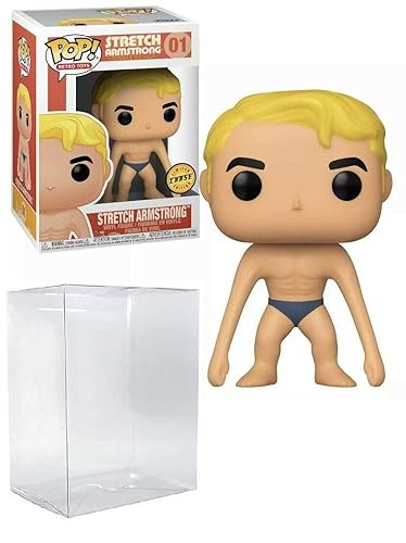 Stretch Armstrong Chase Edition Pop #02 Retro Toys Vinyl Figure (Bundled with EcoTek Protector to Protect Display Box)