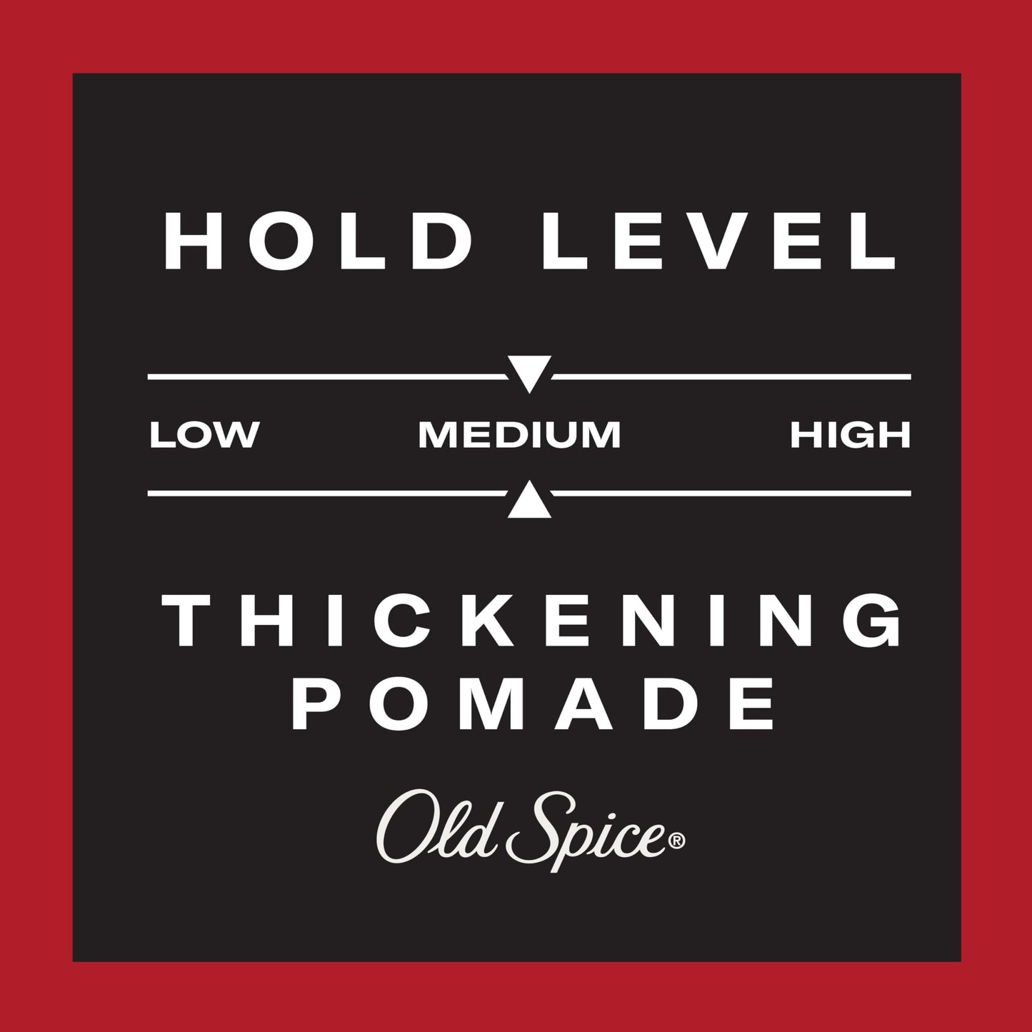 Old Spice Mens Hair Thickening Pomade, Medium Hold with Low Shine, 2.22 oz