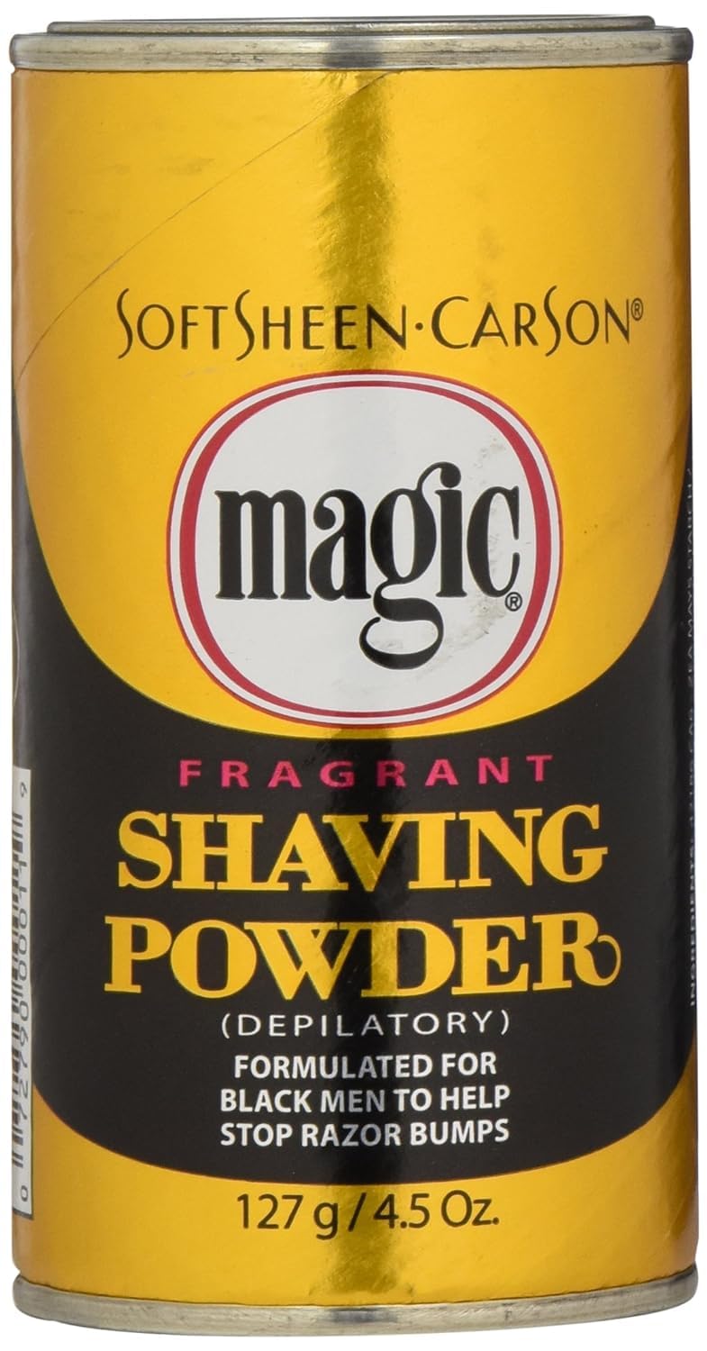 SoftSheen-Carson Magic Razorless Shaving for Men, Magic Shaving Powder with Fragrance, Coarse Textured Beards, Formulated for Black Men, Depilatory Beauty and Personal Care Soft-Sheen Carson Default Title