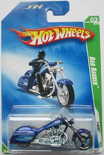 Hot Wheels 2009 Regular Treasure Hunt 3 of 12 Bad Bagger Motorcycle