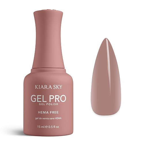 KIARA SKY Gel Pro HEMA-Free Sheer Gel Nail Polish | Buildable Coverage, 28+ Day Wear, Self-Leveling, UV/LED Soak-Off, 0.5 fl oz | Blush Crush #010 Beauty & Personal Care KIARA SKY
