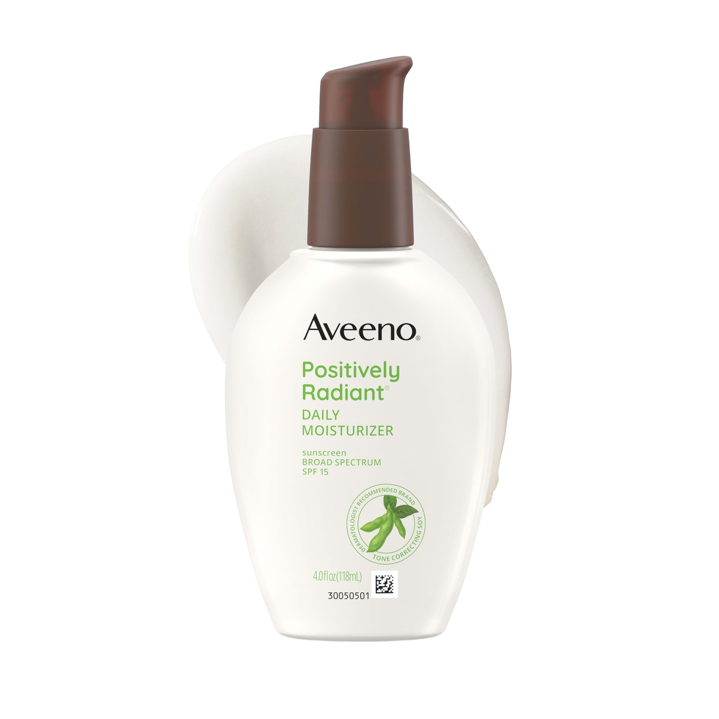 Aveeno Positively Radiant Daily Face Moisturizer with SPF 15 Sunscreen, Hydrating Face Lotion with Soy Extract to Improve Skin Tone and Texture Beauty and Personal Care Aveeno Default Title