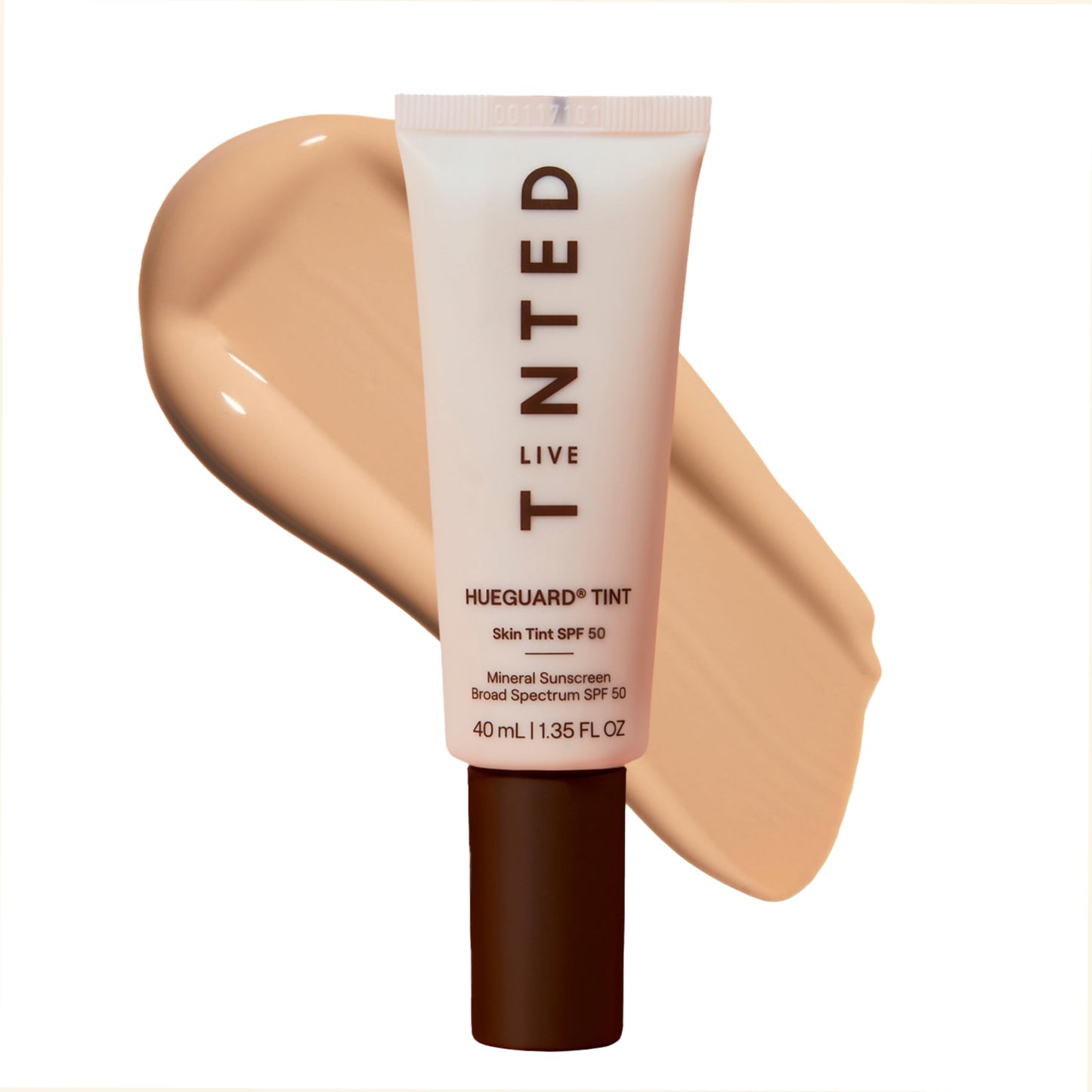 Live Tinted Hueguard Tinted Sunscreen SPF 50 - Mineral Sunscreen for Face, Skin Tint with Buildable Coverage, Dewy Glow Finish, Hydrating, Vegan