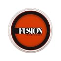 Fusion Body Art Pro Face Paint | Prime Orange Zest (32gm), Professional Quality Water Activated Face and Body Paint Supplies Single Makeup Cake