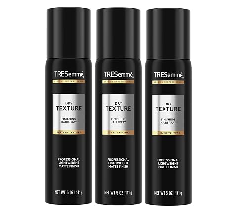 TRESemme Dry Texture Finishing Spray Matte Finish, Texturizing & Volumizing, 24H Humidity & Frizz Control, 5 Oz (Pack of 3)