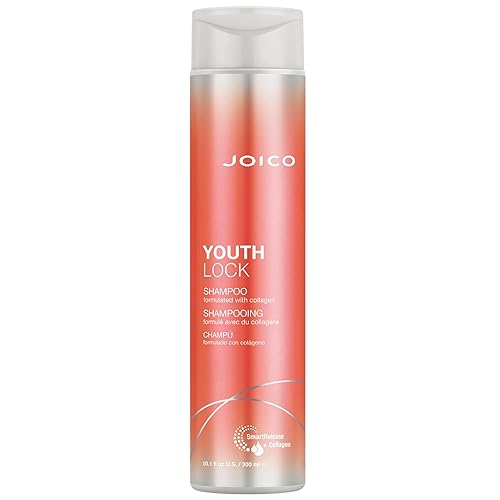 Joico YouthLock Shampoo Formulated With Collagen | Youthful Body & Bounce | Reduce Breakage & Frizz | Soften & Detangle Hair | Boost Shine | Sulfate