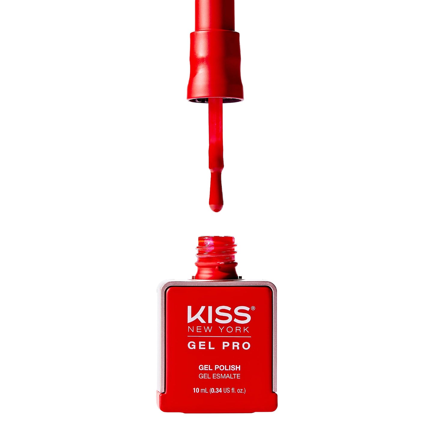 Kiss New York Gel Nail Polish Soak Off UV LED Gel Polish 10mL Nail Art Salon Manicure DIY HEMA FREE, TPO FREE (So Scarlet) Beauty & Personal Care Kiss