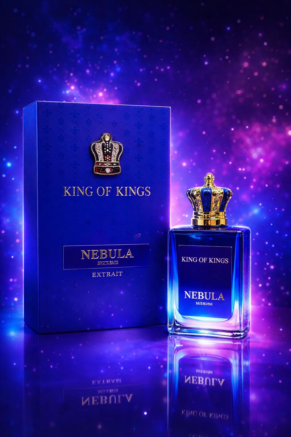 king of kings Nebula Extrait de Parfum, 3.4 oz, Aquatic, Fruity, Woody Fragrance, Made in USA Beauty & Personal Care king of kings