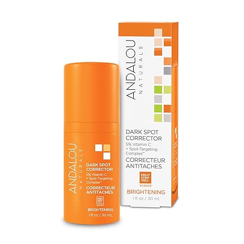 Andalou Naturals Dark Spot Corrector, Complexion Enhancing Face Serum with Vitamin C, May Help Hyperpigmentation, Reduce the Appearance of Acne