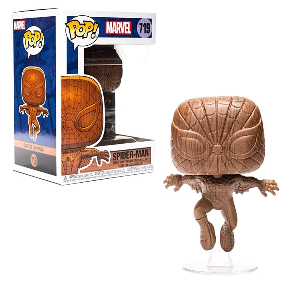 Funko Pop! Exclusive Wooden Spider-Man