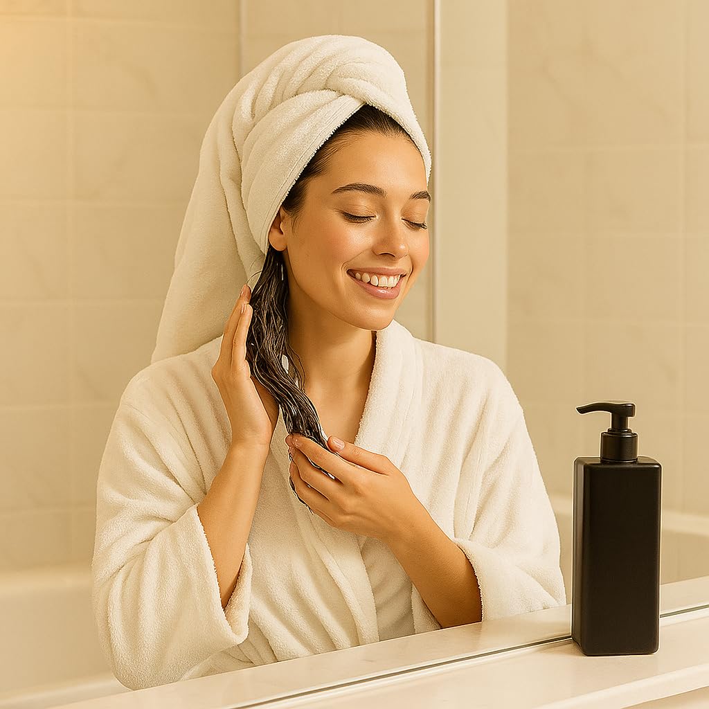 THE SPATHECARY Keratin Shampoo & Conditioner Set with Argan Oil & Plant Extracts - Strengthening & Smoothing Hair Care Duo for Dry Damaged Hair, Frizz