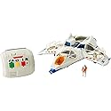 Hot Wheels RC Mattel Disney and Pixar Lightyear Spaceship with Buzz Lightyear Action Figure, Remote Control Drone