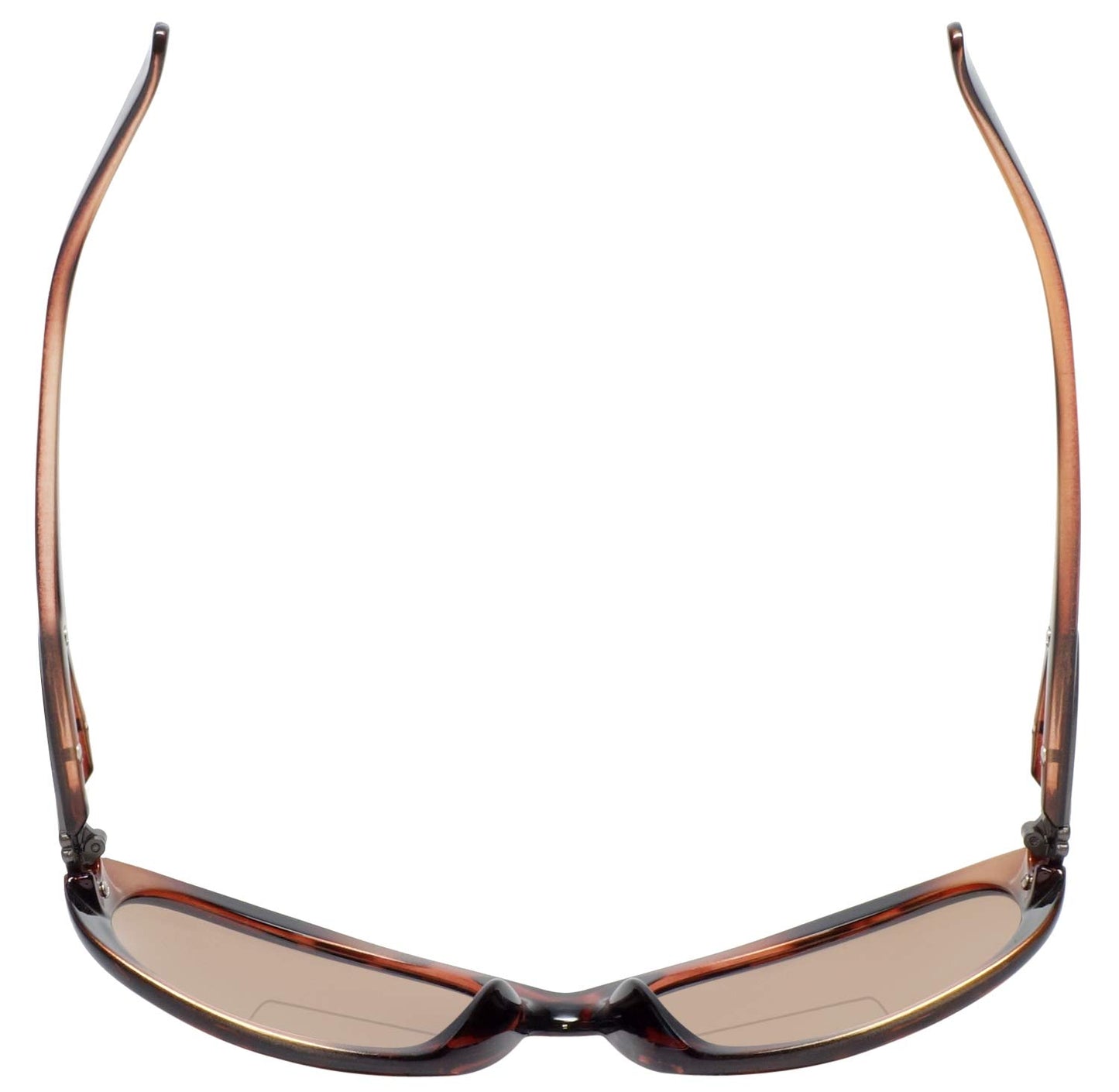 Calabria 828 Oversized Polarized BiFocal Sunglasses +2.00 Tortoise Pewter Brown Women UV Protection Bi-Focal Sunglass Readers